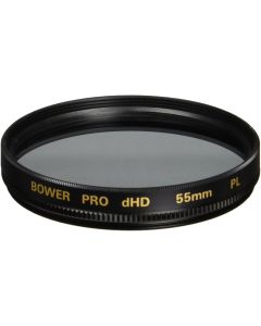 Bower FP55 55 mm Pro Digital High Definition Linear Polarizer Filter (Black)